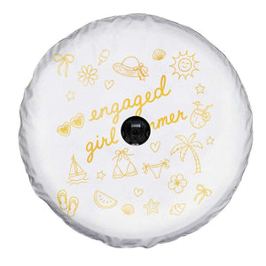 Engaged Girl Summer Spare Tire Cover Bride To Be Engagement