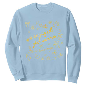 Engaged Girl Summer Sweatshirt Bride To Be Engagement
