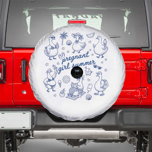 Pregnant Girl Summer Spare Tire Cover Summer Goose Beach Pregnancy Announcement Baby Shower