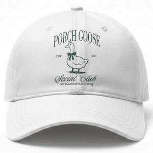 Porch Goose Baseball Cap Cute Garden Club Vibes Moms Grandmas TS10 Print Your Wear