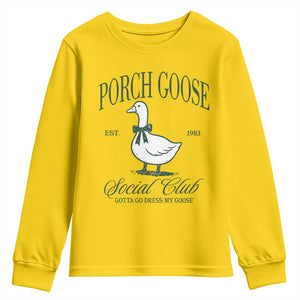 Porch Goose Youth Sweatshirt Cute Garden Club Vibes Moms Grandmas TS10 Daisy Print Your Wear