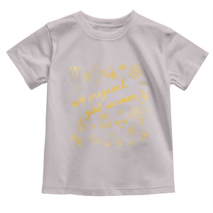 Pregnant Girl Summer Toddler T Shirt Cute Beach Summer Pregnancy Announcement Baby Shower