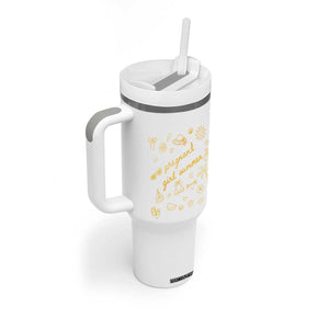 Pregnant Girl Summer Tumbler With Handle Cute Beach Summer Pregnancy Announcement Baby Shower