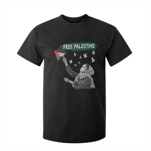 Free Palestine T Shirt For Kid Gaza Palestinian Flag TS10 Black Print Your Wear