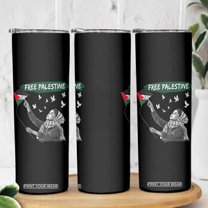 Free Palestine Skinny Tumbler Gaza Palestinian Flag TS10 Print Your Wear