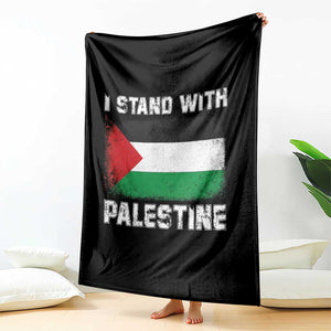 Stand With Palestine Throw Blanket Gaza Palestinian Flag TS10 Print Your Wear