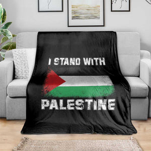 Stand With Palestine Throw Blanket Gaza Palestinian Flag TS10 Print Your Wear