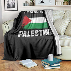 Stand With Palestine Throw Blanket Gaza Palestinian Flag TS10 Print Your Wear