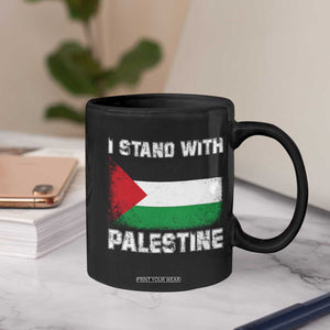 Stand With Palestine Coffee Mug Gaza Palestinian Flag TS10 Print Your Wear