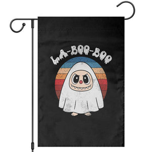 Cute Ghost Halloween Costume Garden Flag Retro Spooky Trending Cartoon La Boo Boo TS10 Black Print Your Wear