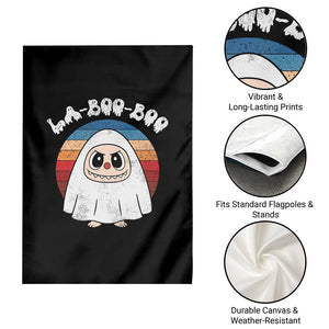 Cute Ghost Halloween Costume Garden Flag Retro Spooky Trending Cartoon La Boo Boo TS10 Print Your Wear