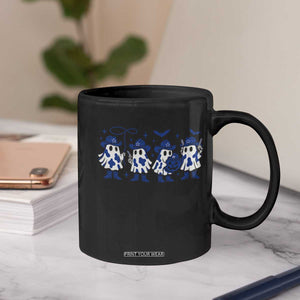 Dallas Ghost Halloween Coffee Mug Retro Halloween Costume Cowboy Fan TS10 Print Your Wear
