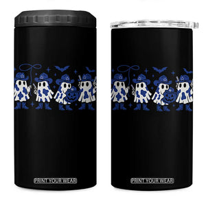 Ghost Halloween 4 in 1 Can Cooler Tumbler Retro Halloween Costume Cowboy Fan TS10 One Size: 16 oz Black Print Your Wear