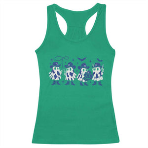 Ghost Halloween Racerback Tank Top Retro Halloween Costume Cowboy Fan TS10 Irish Green Print Your Wear