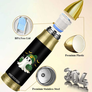 Halloween Packers Ghost Bullet Tumbler Pumpkin Ghost Costume Cheesehead TS10 Print Your Wear