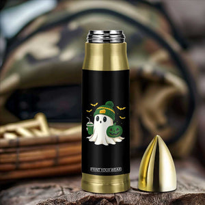Halloween Packers Ghost Bullet Tumbler Pumpkin Ghost Costume Cheesehead TS10 Print Your Wear