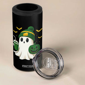 Halloween Packers Ghost 4 in 1 Can Cooler Tumbler Pumpkin Ghost Costume Cheesehead TS10 Print Your Wear