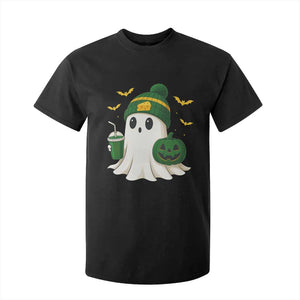 Halloween Packers Ghost T Shirt For Kid Pumpkin Ghost Costume Cheesehead TS10 Black Print Your Wear
