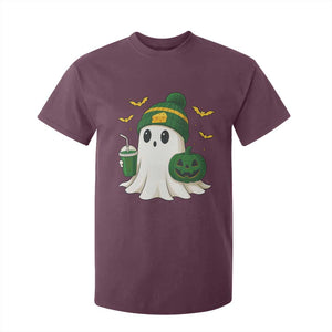 Halloween Packers Ghost T Shirt For Kid Pumpkin Ghost Costume Cheesehead TS10 Maroon Print Your Wear