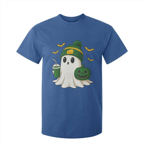 Halloween Packers Ghost T Shirt For Kid Pumpkin Ghost Costume Cheesehead TS10 Royal Blue Print Your Wear