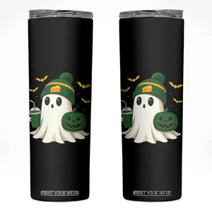 Halloween Packers Ghost Skinny Tumbler Pumpkin Ghost Costume Cheesehead TS10 Black Print Your Wear
