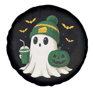 Halloween Packers Ghost Spare Tire Cover Pumpkin Ghost Costume Cheesehead TS10 Print Your Wear