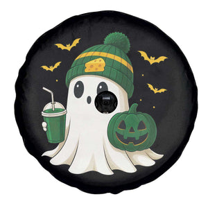 Halloween Packers Ghost Spare Tire Cover Pumpkin Ghost Costume Cheesehead TS10 Print Your Wear