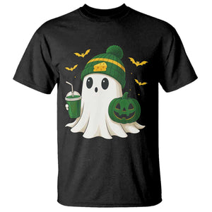 Halloween Packers Ghost T Shirt Pumpkin Ghost Costume Cheesehead TS10 Black Print Your Wear