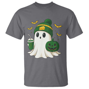 Halloween Packers Ghost T Shirt Pumpkin Ghost Costume Cheesehead TS10 Charcoal Print Your Wear