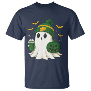 Halloween Packers Ghost T Shirt Pumpkin Ghost Costume Cheesehead TS10 Navy Print Your Wear