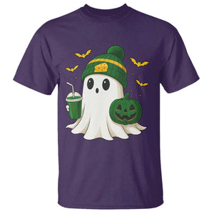 Halloween GB Ghost T Shirt Pumpkin Ghost Costume Cheesehead TS10 Purple Print Your Wear