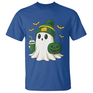Halloween Packers Ghost T Shirt Pumpkin Ghost Costume Cheesehead TS10 Royal Blue Print Your Wear