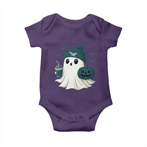 Philadelphia Ghost Halloween Baby Onesie Retro Halloween Costume Philadelphia Fan TS10 Purple Print Your Wear