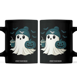 Philadelphia Ghost Halloween Coffee Mug Retro Halloween Costume Philadelphia Fan TS10 Black Print Your Wear