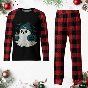 PFE Ghost Halloween Plaid Pajama Set Retro Halloween Costume Philly Lover TS10 Buffalo Plaid Print Your Wear