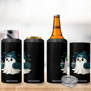 PFE Ghost Halloween 4 in 1 Can Cooler Tumbler Retro Halloween Costume Philly Lover TS10 Print Your Wear