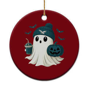 PFE Ghost Halloween Ceramic Ornament Retro Halloween Costume Philly Lover TS10 1pc Red Print Your Wear