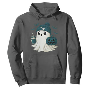 Philadelphia Ghost Halloween Hoodie Retro Halloween Costume Philadelphia Fan TS10 Dark Heather Print Your Wear