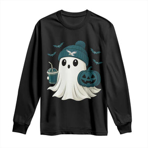 Philadelphia Ghost Halloween Long Sleeve Shirt Retro Halloween Costume Philadelphia Fan TS10 Black Print Your Wear