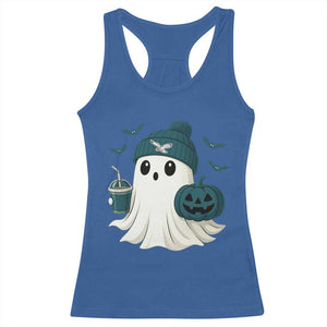 PFE Ghost Halloween Racerback Tank Top Retro Halloween Costume Philly Lover TS10 Royal Blue Print Your Wear