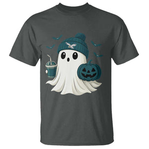 Philadelphia Ghost Halloween T Shirt Retro Halloween Costume Philadelphia Fan TS10 Dark Heather Print Your Wear