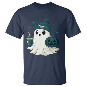 Philadelphia Ghost Halloween T Shirt Retro Halloween Costume Philadelphia Fan TS10 Navy Print Your Wear