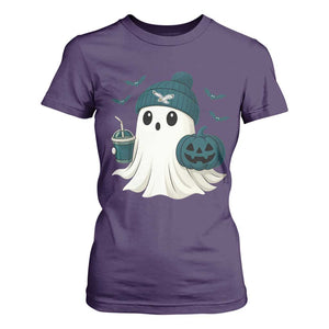 Philadelphia Ghost Halloween T Shirt For Women Retro Halloween Costume Philadelphia Fan TS10 Purple Print Your Wear