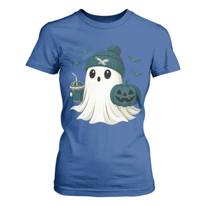 PFE Ghost Halloween T Shirt For Women Retro Halloween Costume Philly Lover TS10 Royal Blue Print Your Wear