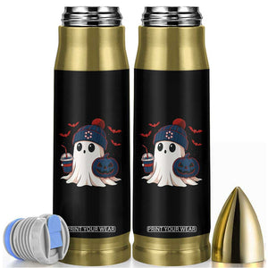 Ghost Halloween Bullet Tumbler Retro Patriot Halloween Costume TS10 Black Print Your Wear
