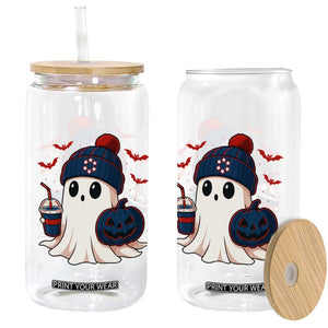 Ghost Halloween Glass Can Retro Patriots Halloween Costume TS10 Print Your Wear