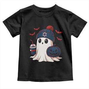 Ghost Halloween Toddler T Shirt Retro Patriots Halloween Costume TS10 Black Print Your Wear