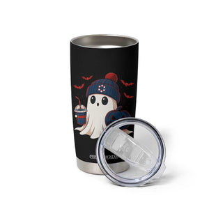 Ghost Halloween Tumbler Cup Retro Patriots Halloween Costume TS10 Print Your Wear