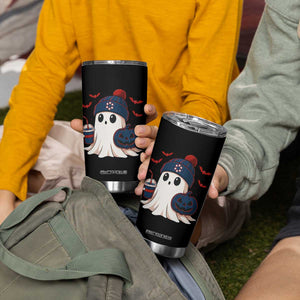 Ghost Halloween Tumbler Cup Retro Patriot Halloween Costume TS10 Print Your Wear