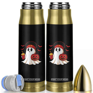 Halloween Chiefs Ghost Bullet Tumbler Pumpkin Ghost Costume TS10 Black Print Your Wear
